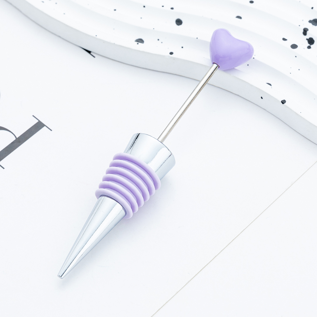 Nuevo DiDi Cuadrado amor tapón de vino cónico tapón de silicona tapón de vino de boda tapón de champán tapón de vino