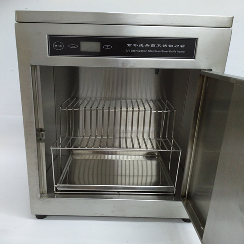 高档全不锈钢杀菌刀箱定时消毒柜紫外光杀菌刀柜立式刀具收纳柜