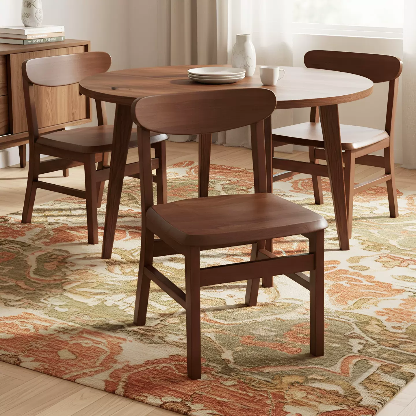 实木餐椅实木靠背椅子客厅凳子久坐舒适卧室书桌椅子家用餐桌椅子