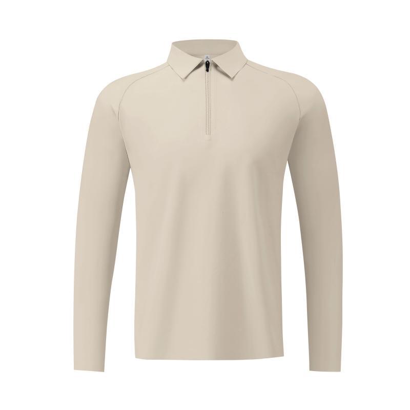 Camisas de polo deportivas de alta calidad, ropa de trabajo blanca, camiseta de collar para hombres, camiseta de polo de manga larga personalizada
