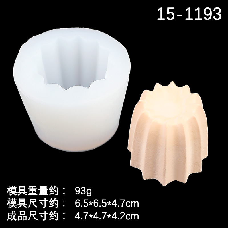 Pudín tridimensional Molde de silicona Koluli Jabón hecho a mano Molde de amasado Molde de gelatina de chocolate