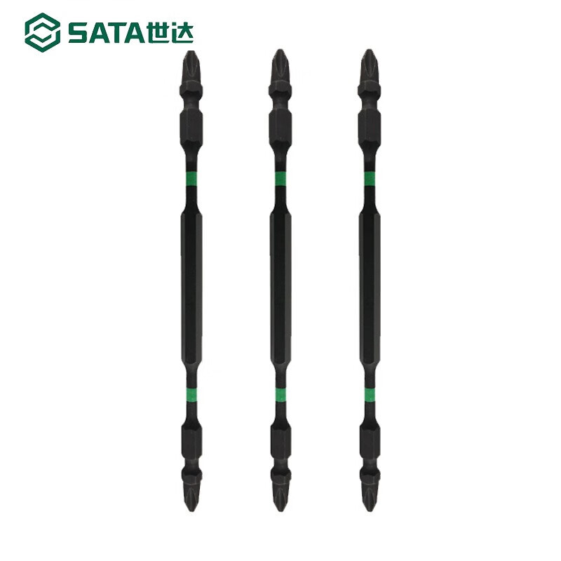 SDA SATA 59821 10pcs Set 6.3MM Serie 150MM Long Anti-impacto Doble cabeza de tornillo #1 / #1