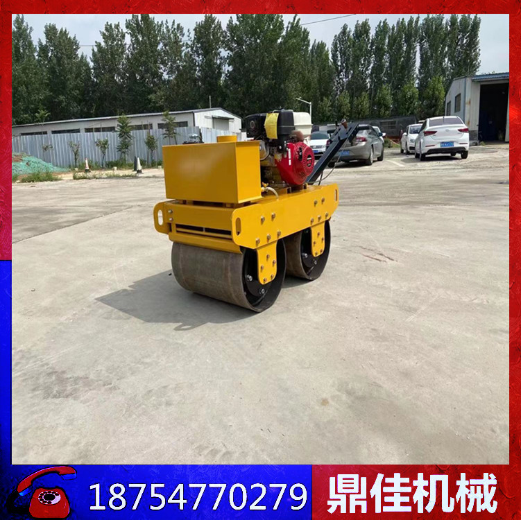 手扶双轮压路机配件双钢轮柴油压路机配置厂家现货销售振动压路机