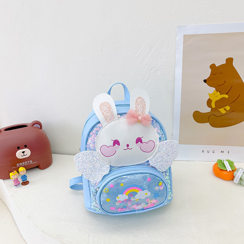 Nuevo 3 a 7 años de edad de los niños bolsa de lentejuelas mochila kindergarten mochila linda princesa chica Bolsa de Comercio Exterior