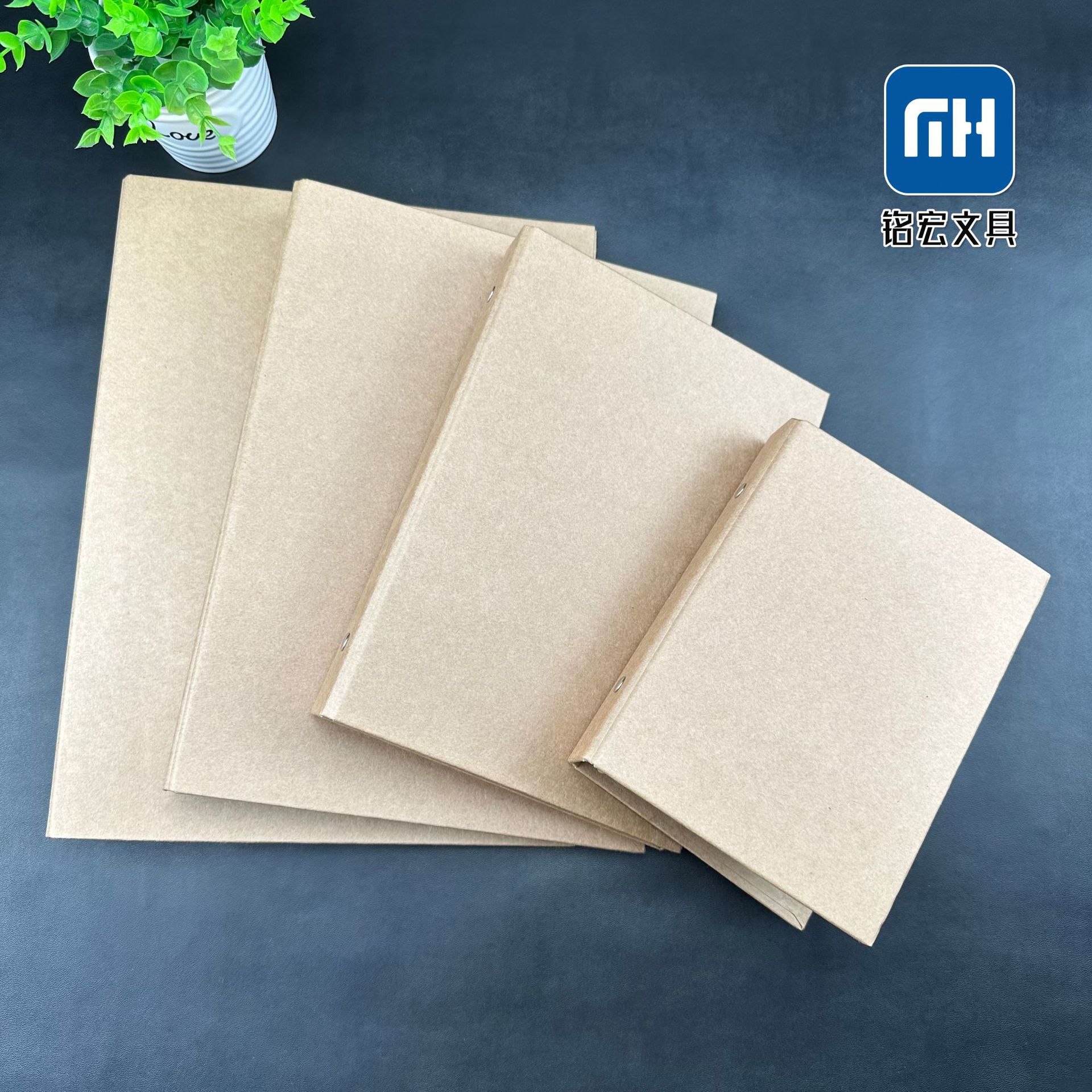 Retro kraft paper loose-leaf notebook cardboard shell A4DIY cover A5…