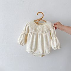 Baby Spring and Autumn Clothes, Newborn Clothes, Baby Girl Onesies, Princess Full Moon Hundred Days Clothes, Category A