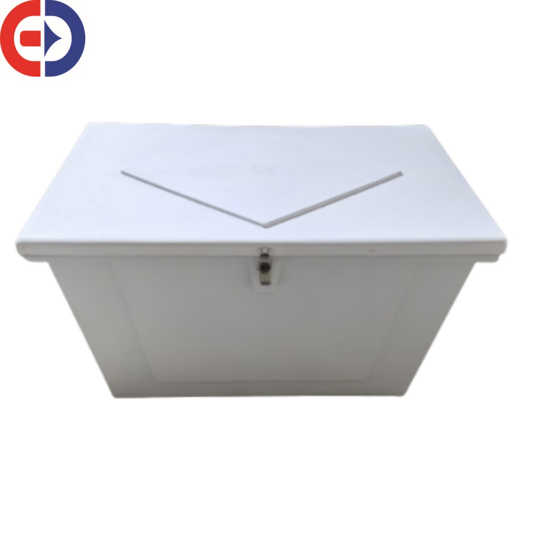 耐用FRP玻璃钢码头箱钓鱼存放箱防水防晒耐酸碱码头储物箱