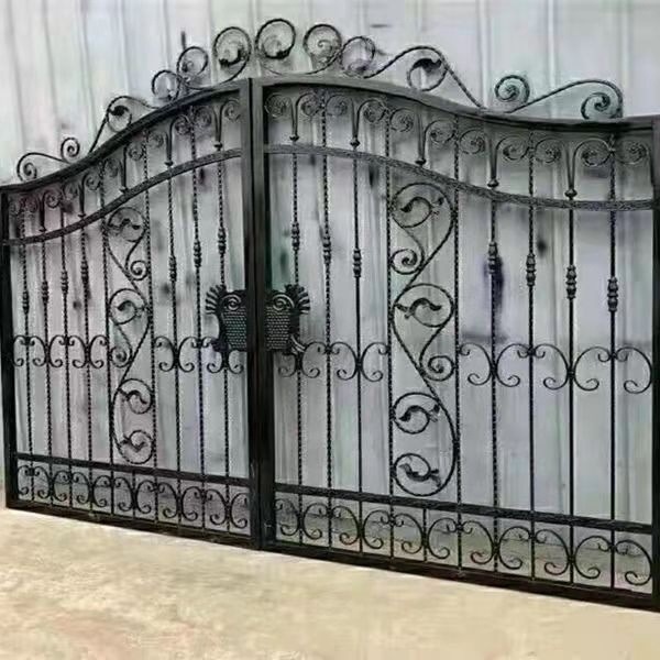 铁艺大门铁门双开门庭院门花园别墅门乡村对开门入户单双开铁KL3-阿里巴巴