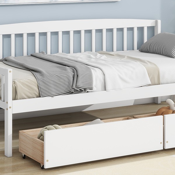 Nueva cama de madera china de 1,8 m cama doble principal de 1,5 m almacenamiento cama individual gruesa de 1,2 m casa pequeña