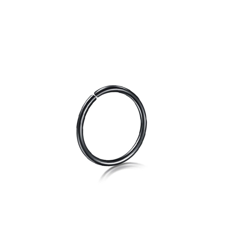 Nesepiercing i rustfritt stål med zirkonia tåler vann_voghion.com