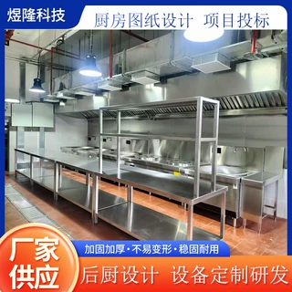 定制厨房餐具设备消毒柜热风循环消毒房工程投标工地勘察快速出图