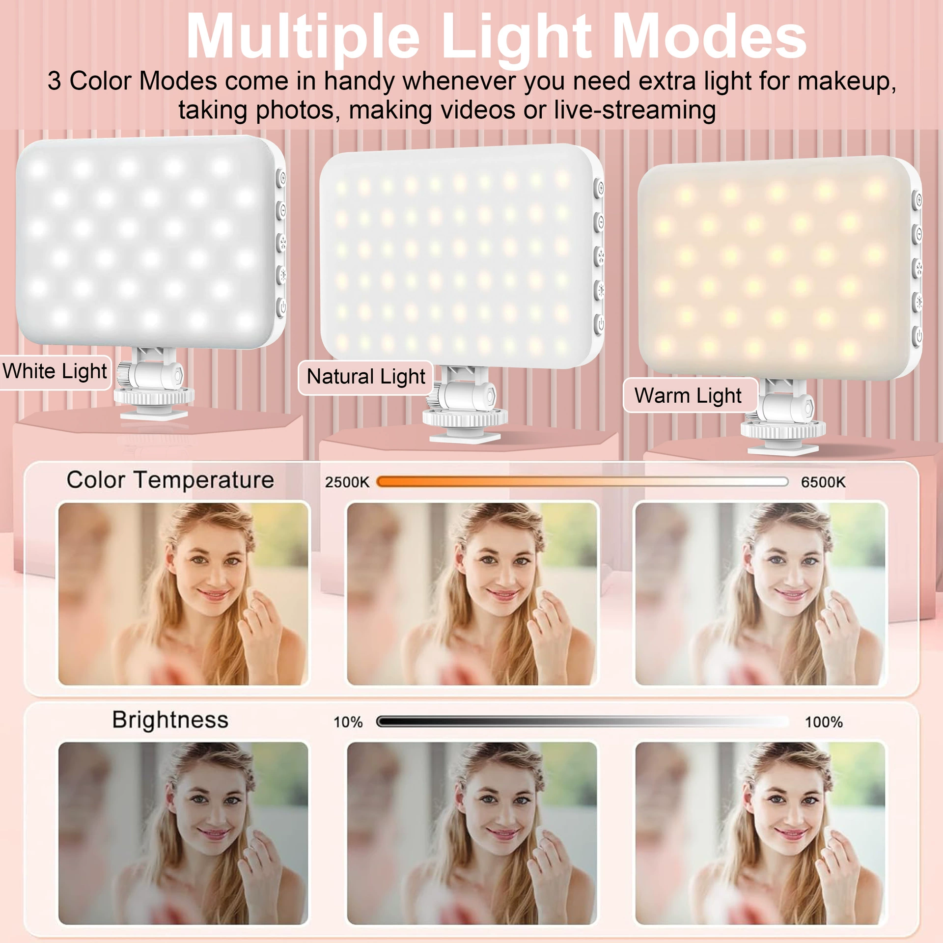 Oppo, huawei, xiaomi, vivo, mobile phone, LED lightweight fill light, three colors