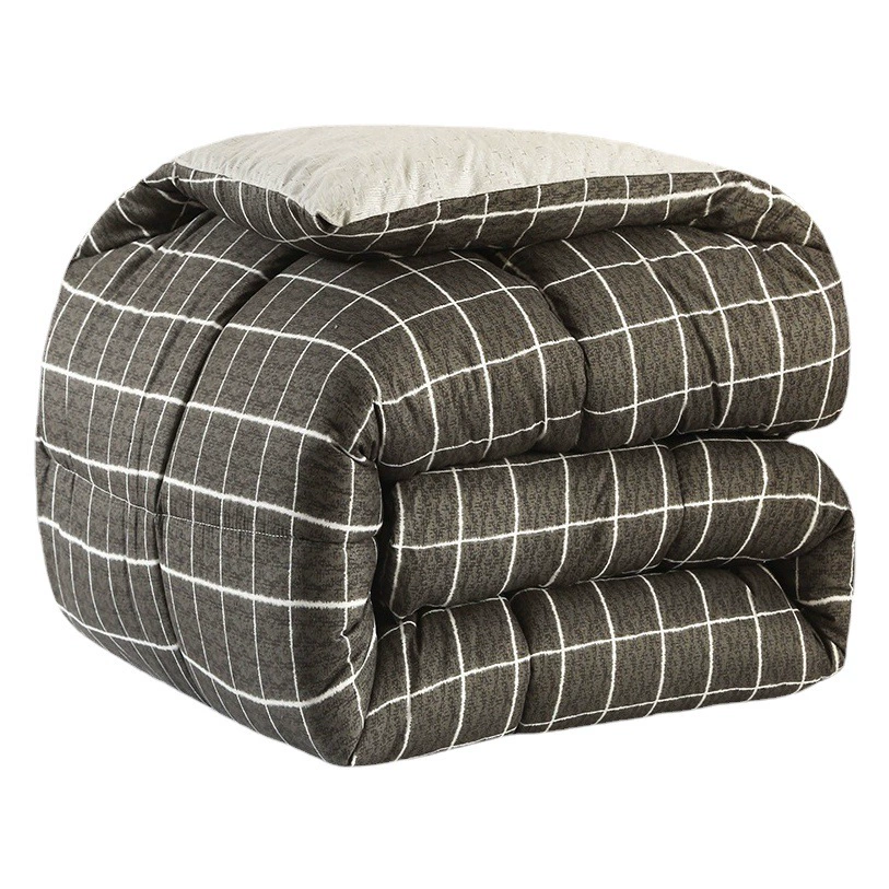 Оптовая Продажа с фабрики одеяло зимнее одеяло ядро студенческого общежития одно двойное одеяло весенне-осеннее одеяло утолщенное теплое универсальное четыре сезона