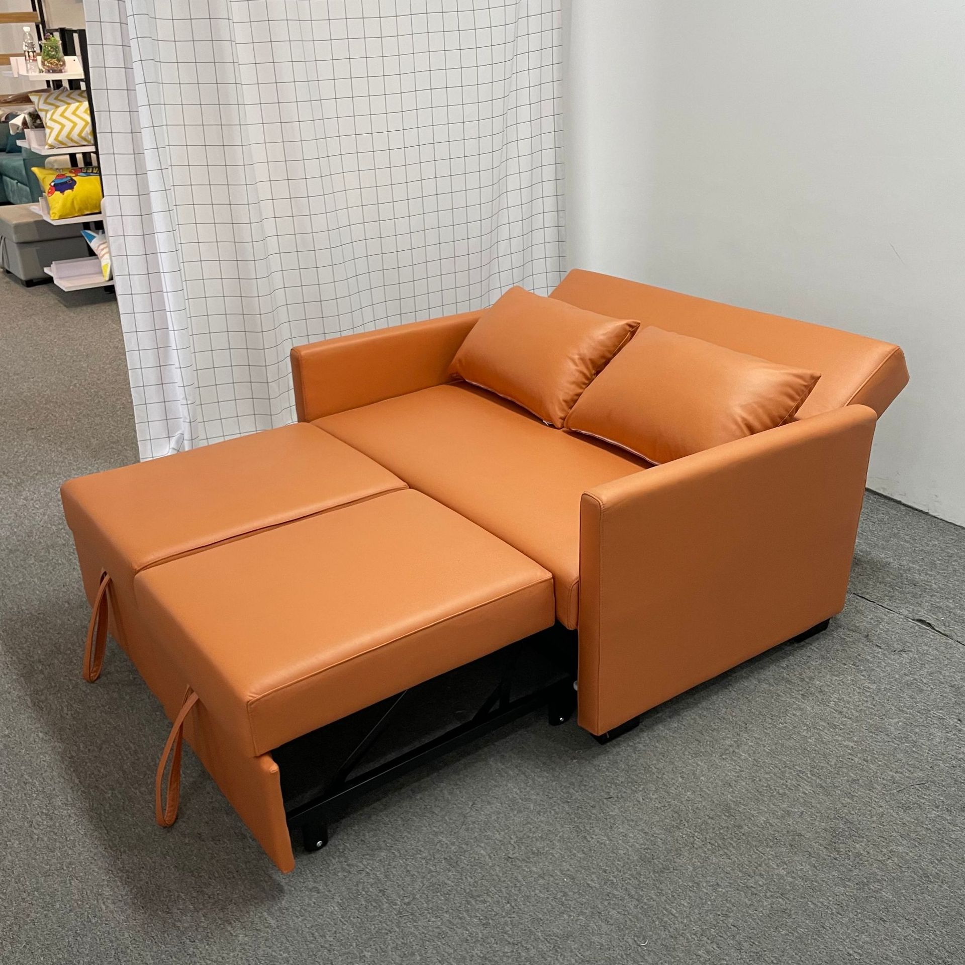 Sofá cama de seda multifuncional de tecnología de casa pequeña anti-gato agarración apartamento de sala de estar plegable peinado