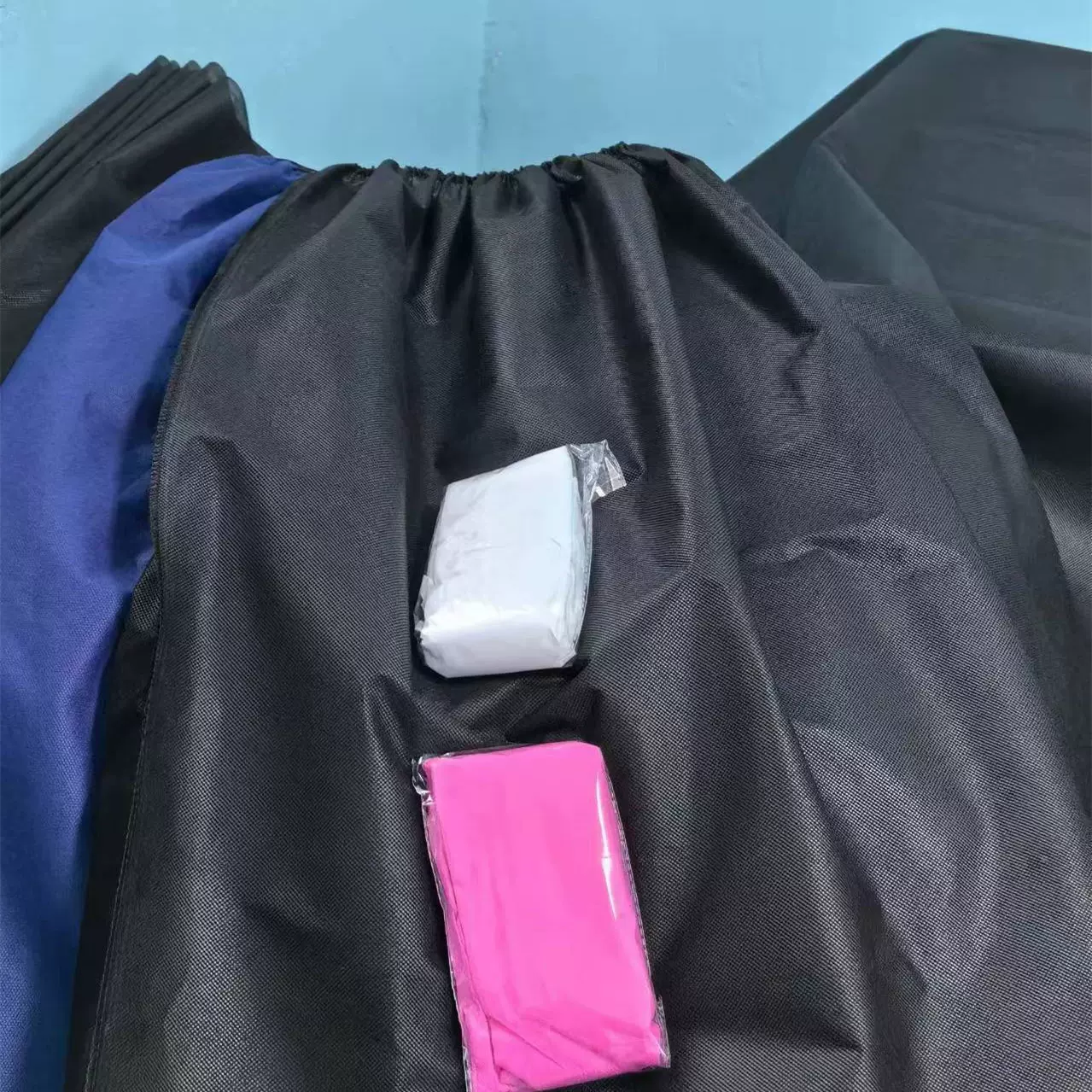 美容院一次性抹胸开叉浴裙女士汗蒸服加厚裹胸无纺布桑拿合缝浴裙