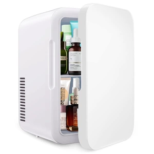 Cross-Border European and American 6L Small Refrigerator for Office, Dormitory, Student Use, Dual-Use for Cooling and Heating, Suitable for Home and Car, Portable Cooling and Heating