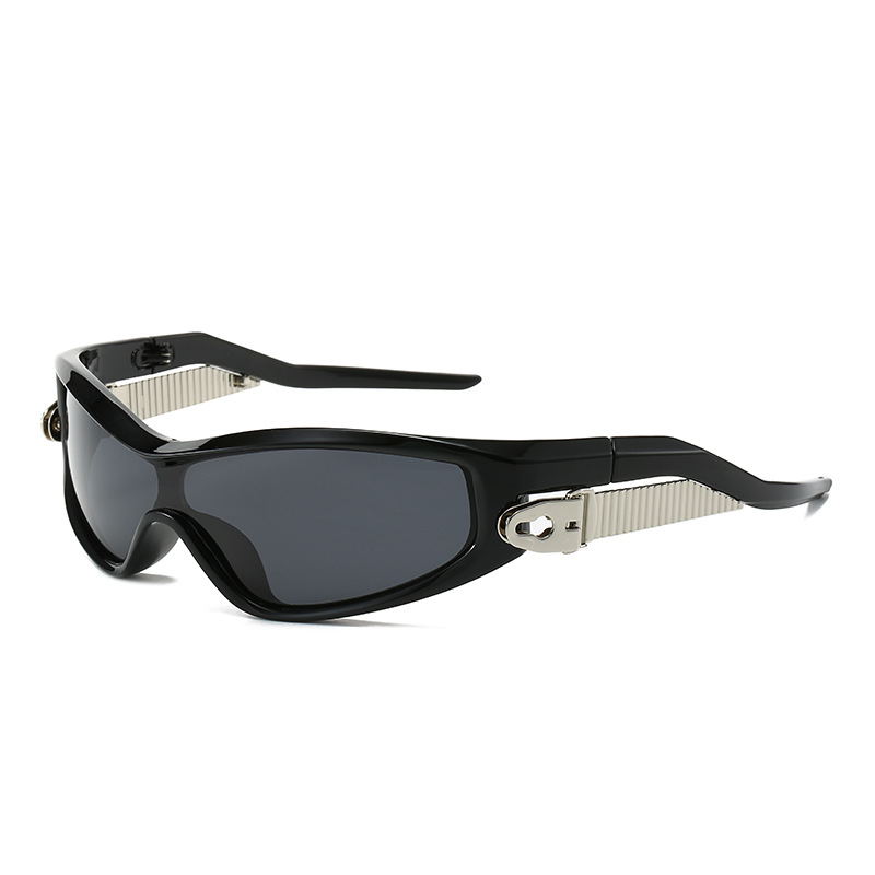 Nuevas gafas de sol polarizadas de moda europea y americana de la fábrica, gafas de sol deportivas de ciclismo futuristas, venta al por mayor transfronteriza