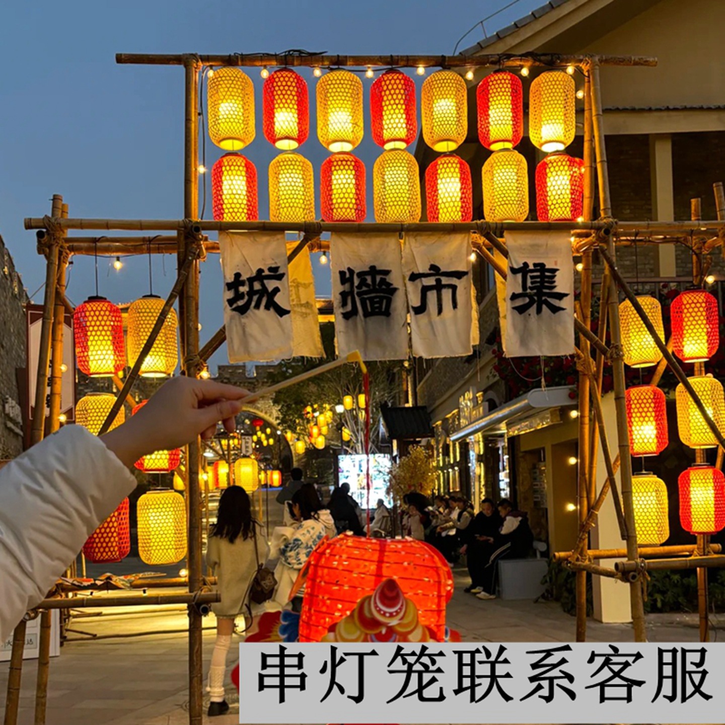 Hotel de bambú chino retro pastoral casa de té tienda de hotpot zen linterna japonesa lámpara de lámpara de restaurante candelabrada