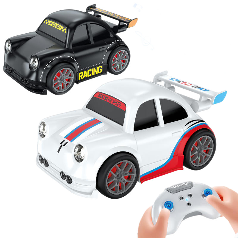 Inducción transfronteriza rc coche de control remoto Amazon inteligente de doble modo de dibujos animados coche eléctrico 4WD juguetes para niños