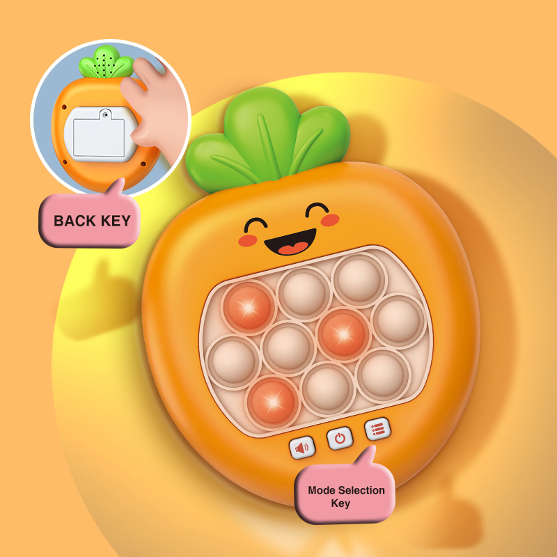 Comercio exterior transfronterizo máquina de juego de entrada para niños máquina de juego de empuje de velocidad hámster empujar música pensando lógica rompecabezas máquina de juego de entrada image 5