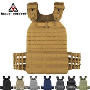 Outdoor Sports Vest, Bulletproof and Puncture-Proof Tactical Vest, Adjustable Exercise Vest, Tactical Lightweight Weight-Bearing Vest
