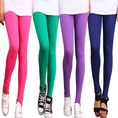 Spring and summer Leggings Exorcism Thin section student Korean Edition Paige Self cultivation Show thin Elastic force Large Nine points trousers