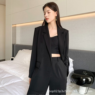 Small Blazer Women's 2025 Spring New Pink K-Style Versatile Elegant Short Suit Top for Women