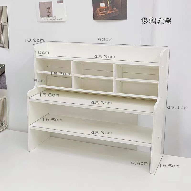 本棚デスクトップ収納ラック多層オフィスファイル収納ボックスブックスタンド学生寮テーブル層状収納ラック|undefined