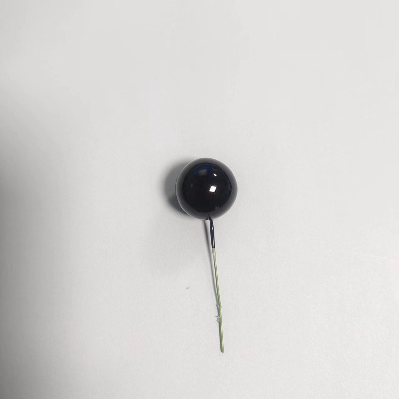 Internet celebridad decoración de la torta bola de oro Bola de plata Bola de colores bola transparente decoración plug-in fiesta de cumpleaños mesa de postre 10 Pack