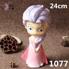 冰雪奇缘爱莎公主优质卡通乳胶模具石膏像石膏娃娃模具DIY彩绘