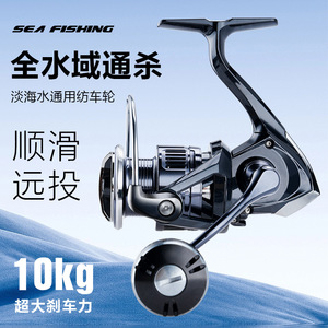 鲨克渔具国产听帕瓦TP海钓渔轮，大物纺车轮旋入式摇臂淡海水可用