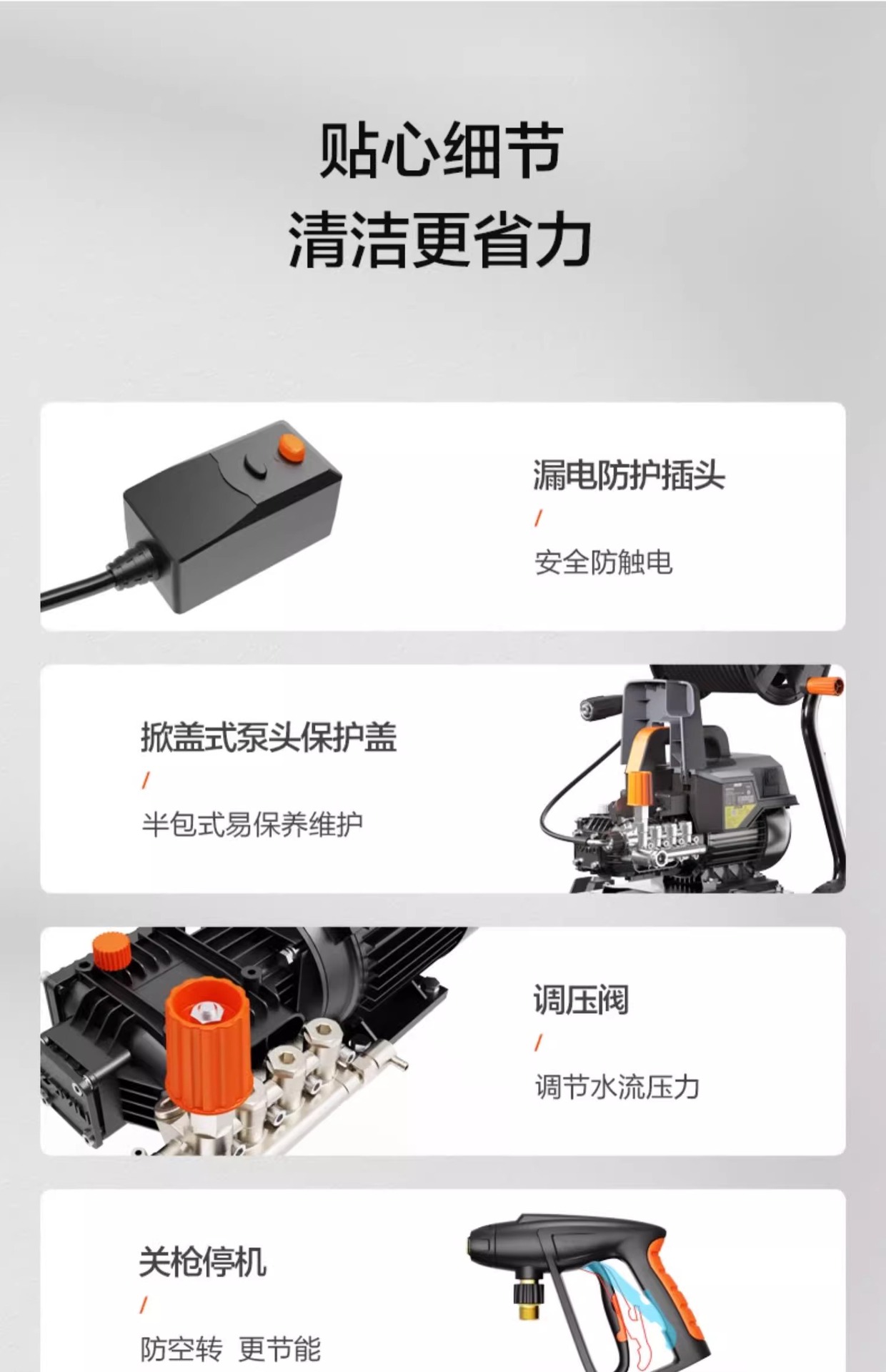 Yili Commercial High Pressure Car Washer 9022/9026 All Copper Motor Car Wash Farm Floor Wall Cleaning Machine