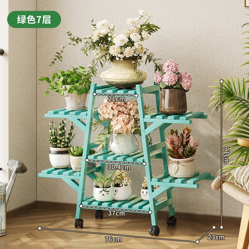 Estantes de maceta de flores de plantas modernas salas de estar tipo piso a piso balcón estantes de flores estantes de flores de Ratán interiores estantes de flores de lujo ligero