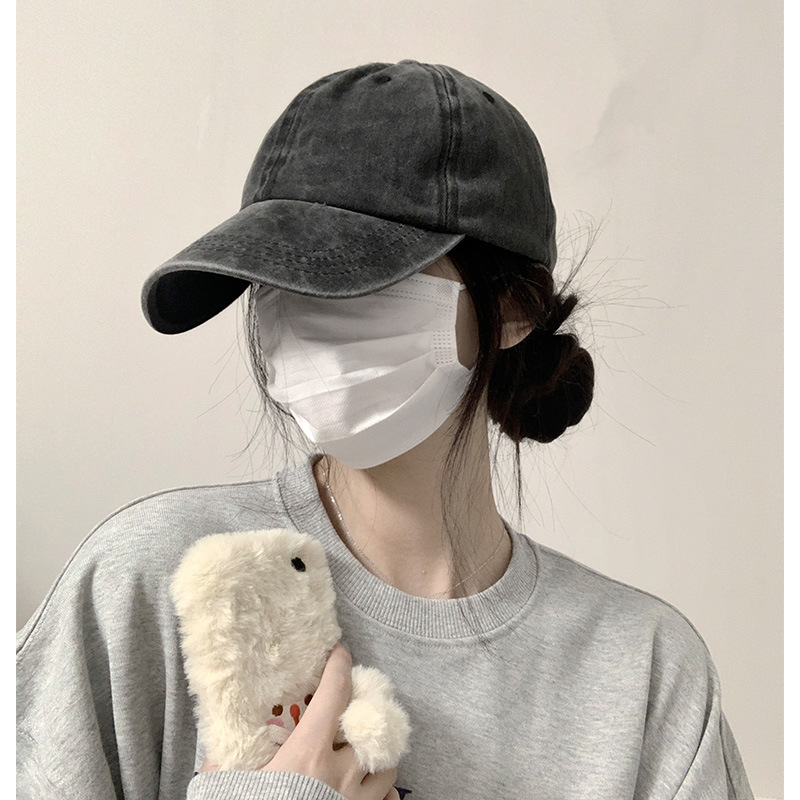 Sombrero de béisbol de vaqueros lavado con agua para hombres, sombrero de boca de pato para hombres y mujeres, exportación transfronteriza, comercio exterior