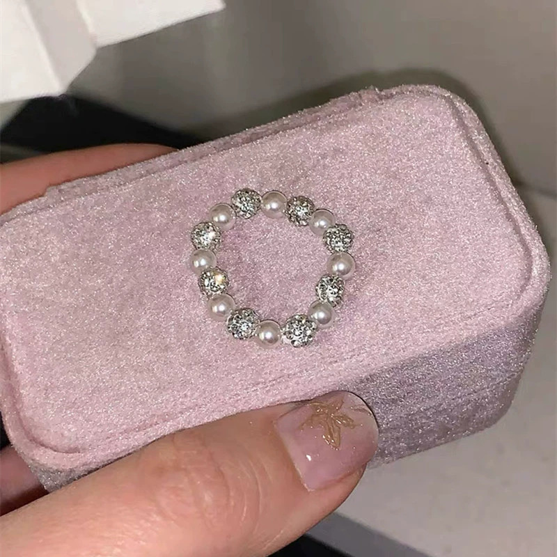 軽くて豪華で絶妙な二層マイクロセット石家真珠ブレスレットパープルホースピンク桃の花天然石ブレスレット|undefined
