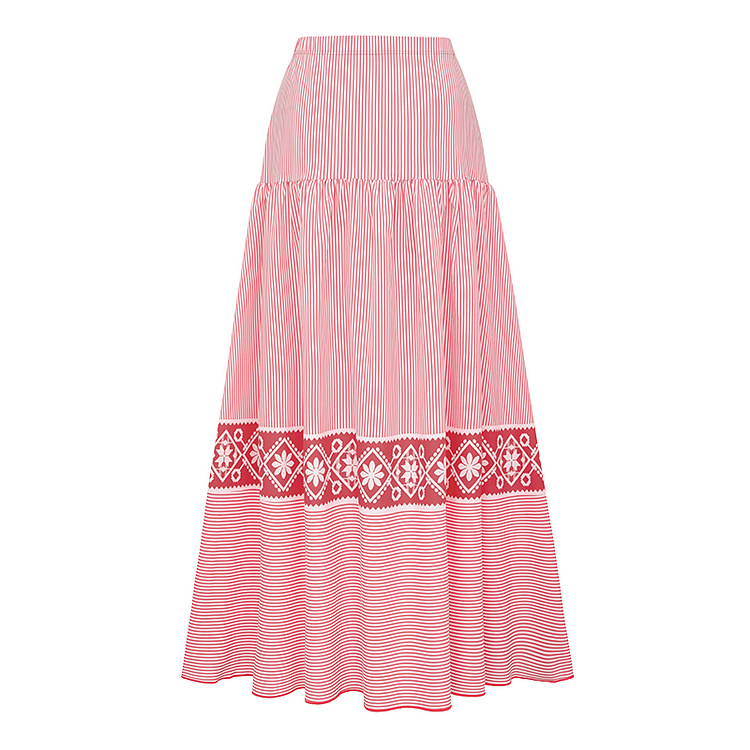 Damen Badeanzug Retro Mit Schleife Und Streifen Sowie Rüschen_voghion.com