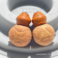 尼泊尔麒麟眼菩提三通佛头凤眼龙眼菩提子手串单颗佛珠念板芙板芙