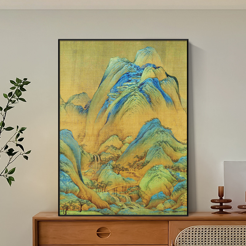 宋代中式古典风格装饰画酒店过道玄关挂画卧室客厅装饰画|undefined