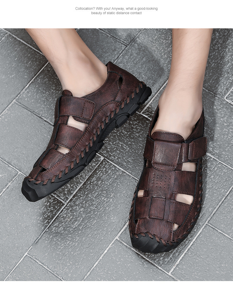Men's Sandals For Summer Driving And Outdoor Activities_voghion.com
