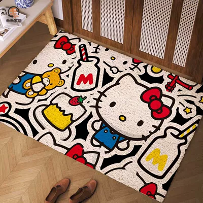non-slip foot mat, Avtomobil döşəmə paspasları - cake-strawberry-kt-cat-4060cm-silk-loop