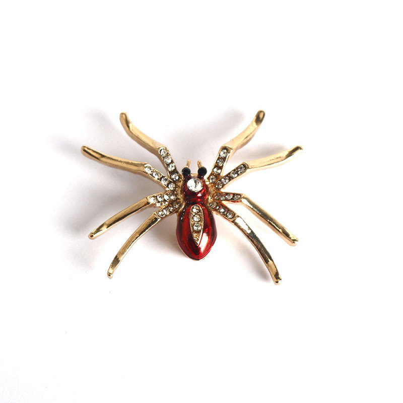 Fashionable red creative brooch
