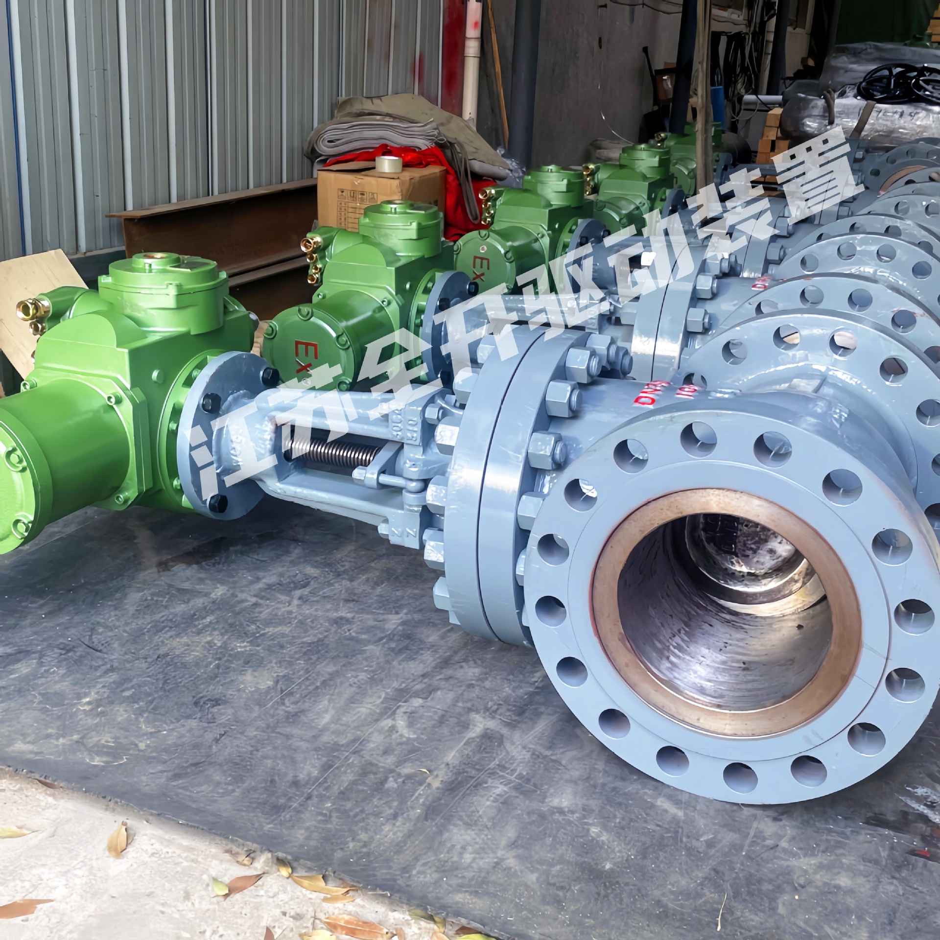 矿用隔爆型电动闸阀MKZ941H-64C DN250带485通讯矿用电动闸阀