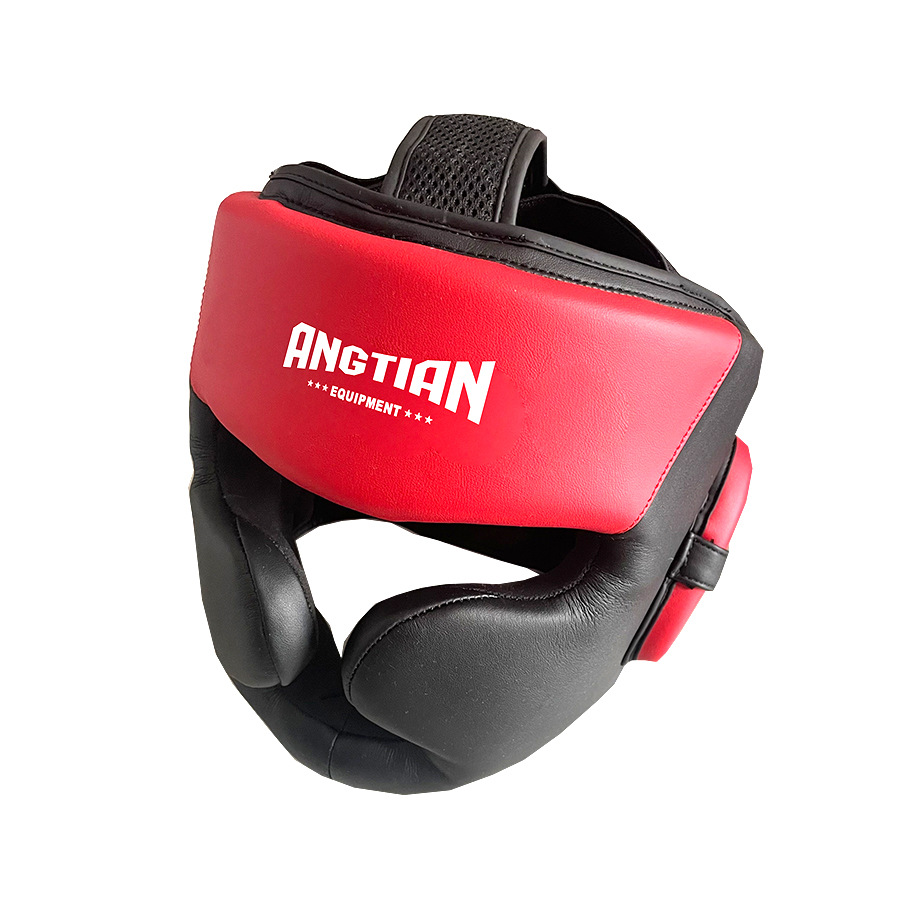 Fábrica Angtian Boxeo Monkey Face Protector de Cabeza Sanda Boxeo Muay Thai Casco Protector