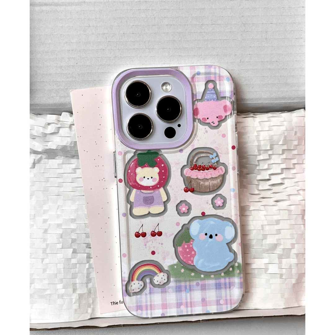 Совместимый чехол для Apple, милый iPhone14, 15 Pro Max