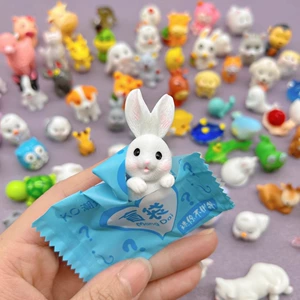 Минифигурки, маленький кролик, кукла, реалистичная фигурка, подарочная коробка для мальчиков и девочек, тигр, подарок на день рождения