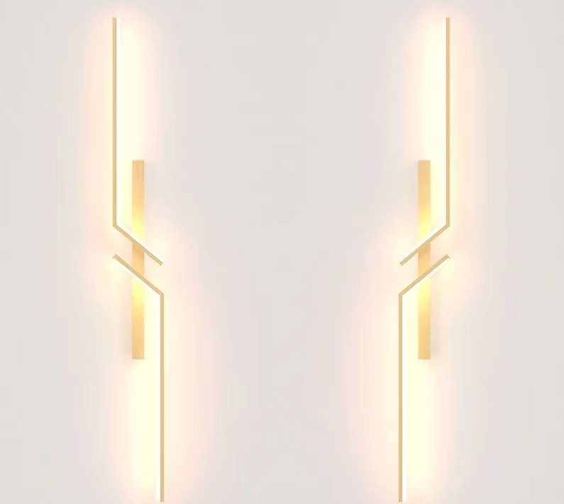 Pareja dorada de 120CM