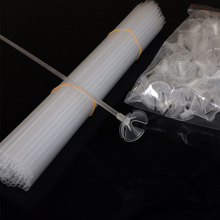 40cm transparent balloon pole plastic wave ball drag pole color balloon pole balloon pole balloon Pole Pole balloon pole wholesale