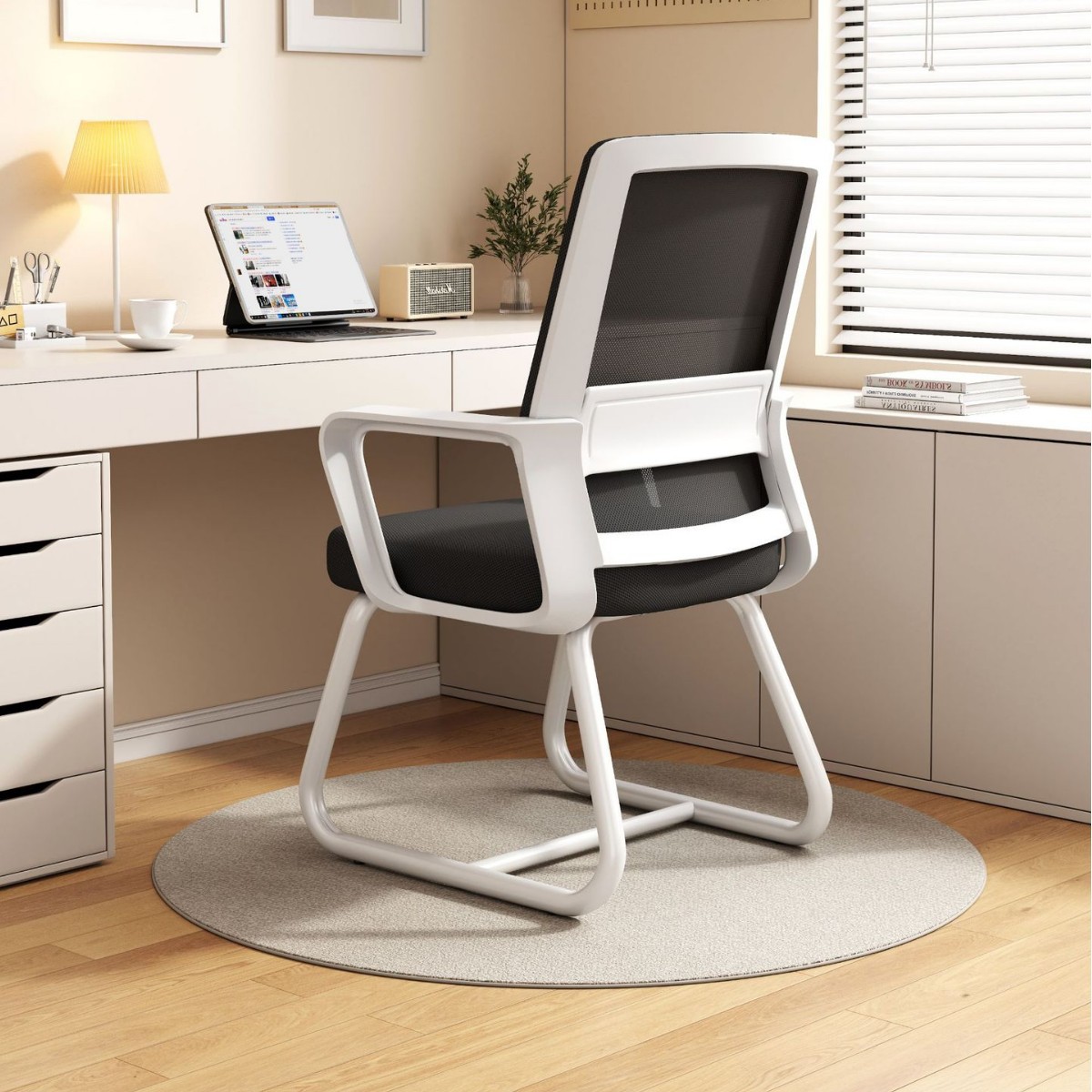 Silla de Computadora de Malla de Nylon, Ergonómica, para Oficina