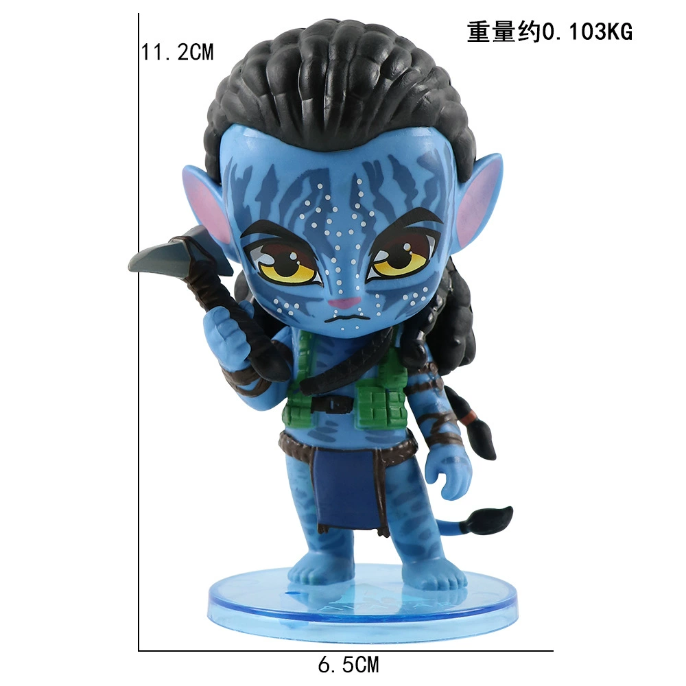 Набор фигурок Q-Style Avatar из PVC — Джек и Нейтири, чиби-автомодели для украшения интерьера