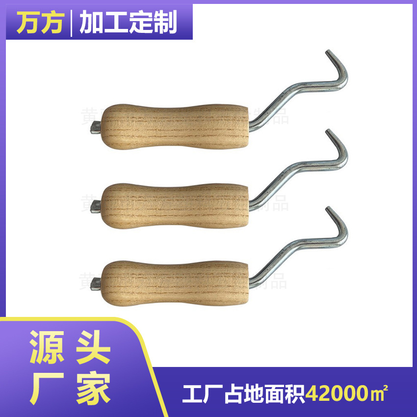 木头钳型爆款小型木质手柄打结器半自动钢筋工扎钩绑扎丝吨